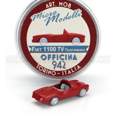 OFFICINA 942 FIAT 1100/103 TRASFORMABILE CABRIOLET OPEN 1953 - RED 1/160