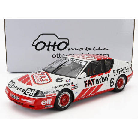 OTTO MOBILE RENAULT GTA ALPINE N 6 EUROPA CUP 1987 J.GOUHIER - WHITE RED 1/18