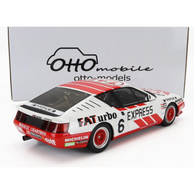 OTTO MOBILE RENAULT GTA ALPINE N 6 EUROPA CUP 1987 J.GOUHIER - WHITE RED 1/18