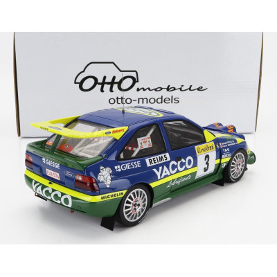 OTTO MOBILE FORD ENGLAND ESCORT RS COSWORTH TEAM ALLIANCE YACCO (night version) N 3 WINNER RALLY MONTECARLO 1996 P.BERNARDINI -
