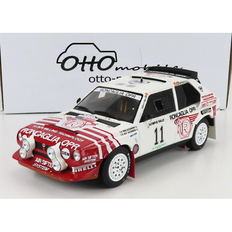 OTTO MOBILE LANCIA DELTA S4 TEAM RONCAGLIA OPR (night version) N 11 RALLY OLYMPUS 1986 P.ALESSANDRINI - A.ALESSANDRINI - WHITE R