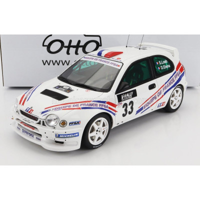OTTO MOBILE TOYOTA COROLLA WRC N 33 RALLY TOUR DE COURSE 2000 S.LOEB - D.ELENA - WHITE 1/18