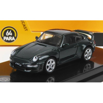 PARAGON MODELS PORSCHE 911 993 RUF CTR 2 SPORT COUPE LHD 1995 - FOREST GREEN 1/64