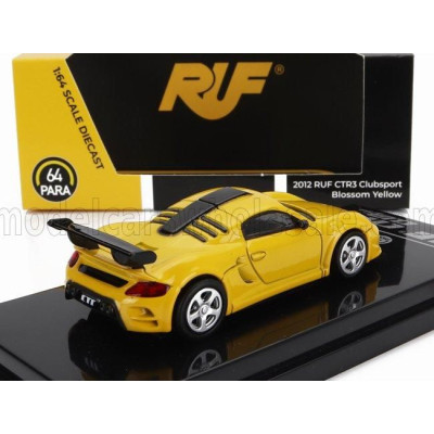 PARAGON MODELS PORSCHE GT RUF CTR3 CLUBSPORT LHD 2012 - YELLOW 1/64