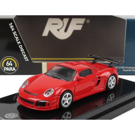 PARAGON MODELS PORSCHE CTR3 RUF CLUBSPORT (BASE 911) 2012 - RED 1/64