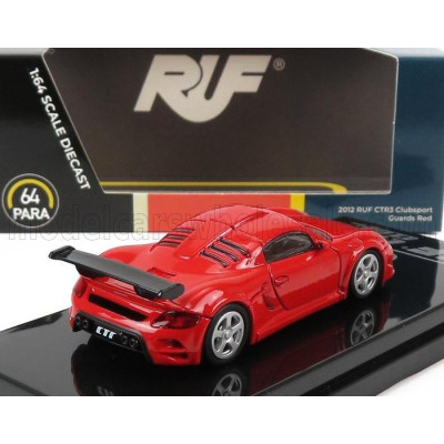 PARAGON MODELS PORSCHE CTR3 RUF CLUBSPORT (BASE 911) 2012 - RED 1/64