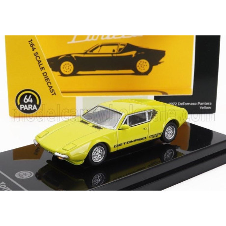 PARAGON MODELS DE TOMASO PANTERA RHD 1972 - LIGHT DOWN - YELLOW 1/64