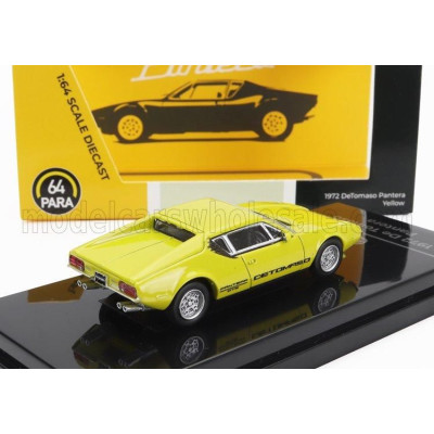 PARAGON MODELS DE TOMASO PANTERA RHD 1972 - LIGHT DOWN - YELLOW 1/64