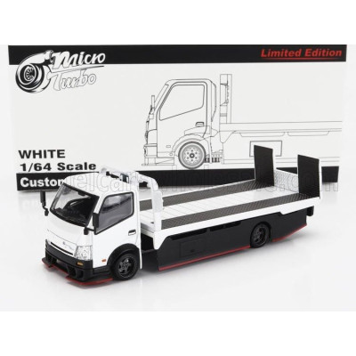 PEAKO ISUZU CUSTOM TOW TRUCK 1993 SOCCORSO STRADALE - CARRO ATTREZZI - WRECKER ROAD SERVICE - CAR TRANSPORTER - WHITE 1/64
