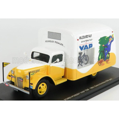 PERFEX FORD USA TRUCK VAN POISSY VAP TDF 1951 - YELLOW WHITE 1/43