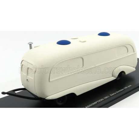 PERFEX TRAILER CARAVAN ASSOMPTION 1951 - WHITE 1/43