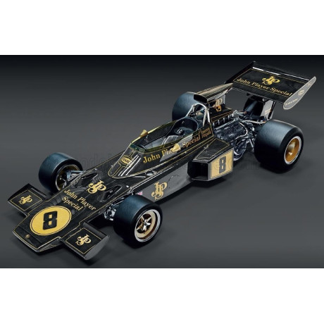 POCHER LOTUS F1  72D FORD JPS N 32 WORLD CHAMPION WINNER BRITISH GP 1972 EMERSON FITTIPALDI - BLACK 1/8