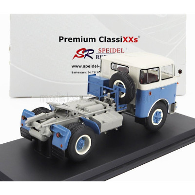 PREMIUM CLASSIXXS LIAZ 706 RTTN TRACTOR TRUCK 2-ASSI 1978 - LIGHT BLUE WHITE 1/43