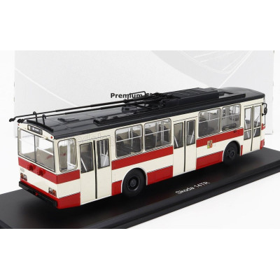 PREMIUM CLASSIXXS ŠKODA 14TR AUTOBUS FILOBUS TRASPORTO PUBBLICO 1972 - CREAM RED 1/43