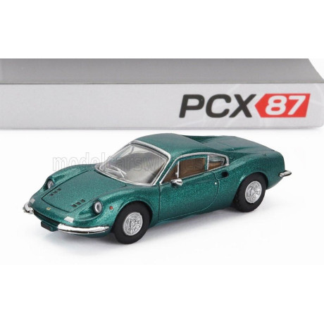 PREMIUM CLASSIXXS FERRARI DINO 246 GT 1969 - GREEN MET 1/87