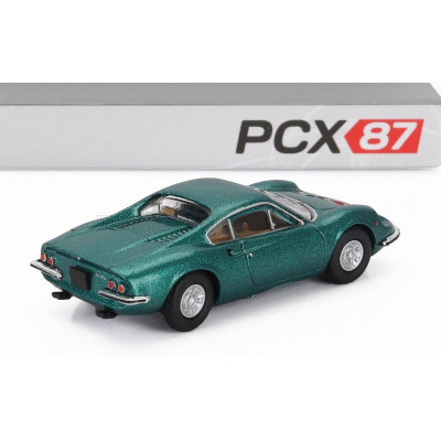 PREMIUM CLASSIXXS FERRARI DINO 246 GT 1969 - GREEN MET 1/87