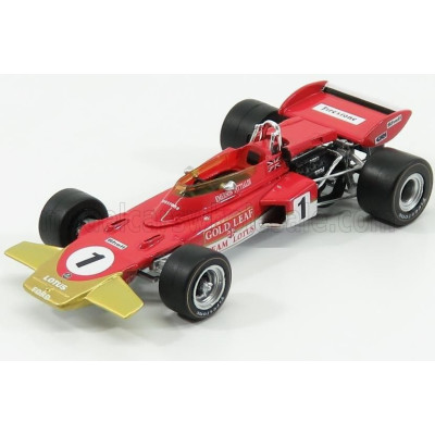QUARTZO LOTUS F1  72D TEAM LOTUS N 1 FRENCH GP 1971 E.FITTIPALDI - RED GOLD 1/43