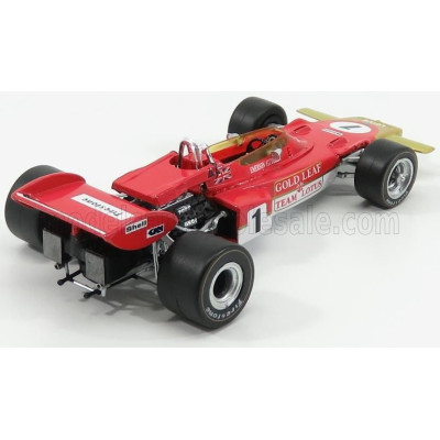 QUARTZO LOTUS F1  72D TEAM LOTUS N 1 FRENCH GP 1971 E.FITTIPALDI - RED GOLD 1/43