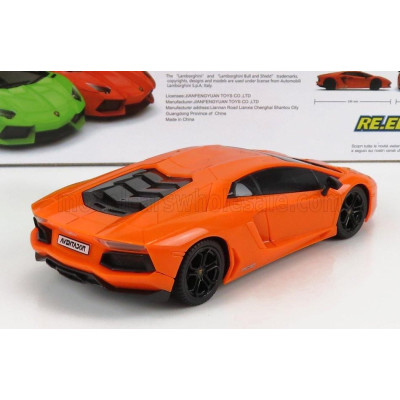 RE EL TOYS LAMBORGHINI AVENTADOR LP700-4 2011 - ORANGE 1/24