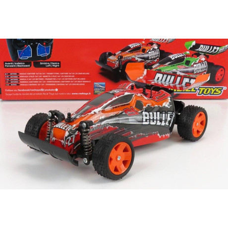 RE EL TOYS BUGGY BULLET R/C N 27 RACING 2000 - ORANGE BLACK 1/18