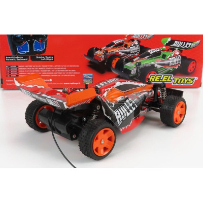 RE EL TOYS BUGGY BULLET R/C N 27 RACING 2000 - ORANGE BLACK 1/18