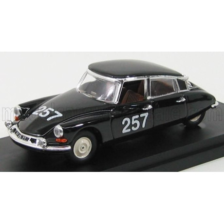 RIO MODELS CITROEN DS19 N 257 MILLE MIGLIA 1957 ABOUT - BOURILLOT - BLACK 1/43