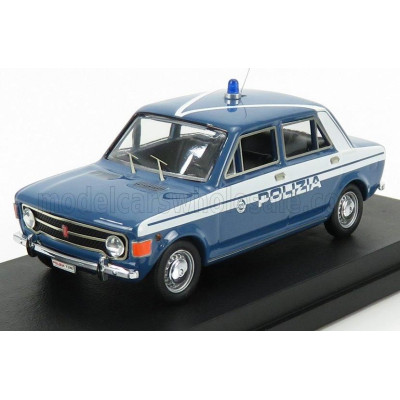 RIO MODELS FIAT 128 4 PORTE POLIZIA STRADALE 1970 - LIGHT BLUE WHITE 1/43