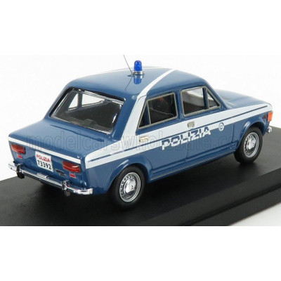 RIO MODELS FIAT 128 4 PORTE POLIZIA STRADALE 1970 - LIGHT BLUE WHITE 1/43