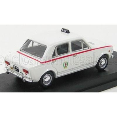 RIO MODELS FIAT 128 4-DOOR TAXI MILANO 1972 - WHITE 1/43
