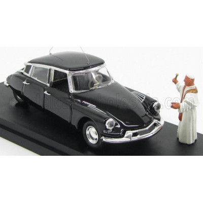 RIO MODELS CITROEN DS19 PRESTIGE 1958 WITH PAPA - POPE GIOVANNI XXIII - BLACK 1/43