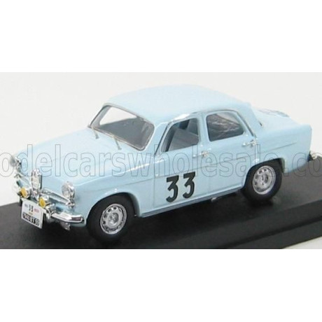 RIO MODELS ALFA ROMEO GIULIETTA 1958 RALLY TOUR DE FRANCE N 33 - LIGHT BLUE 1/43