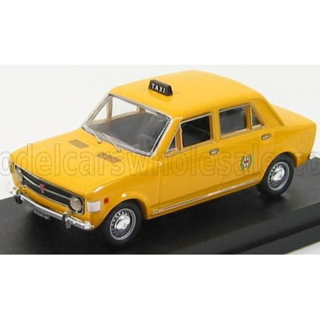 RIO MODELS FIAT 128 TAXI MILANO 1971 - 4 PORTE - 4 DOORS - YELLOW 1/43
