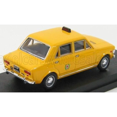 RIO MODELS FIAT 128 TAXI MILANO 1971 - 4 PORTE - 4 DOORS - YELLOW 1/43