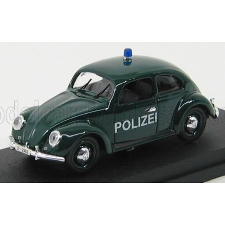 RIO MODELS VOLKSWAGEN BEETLE POLIZEI POLICE 1953 - GREEN 1/43