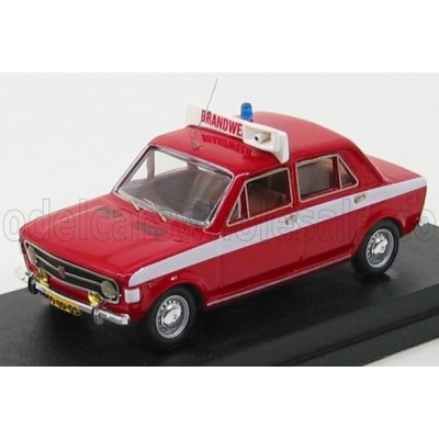 RIO MODELS FIAT 128 4 PORTE DUTCH FIREMEN - FIRE ENGINE - VIGILI DEL FUOCO - RED 1/43
