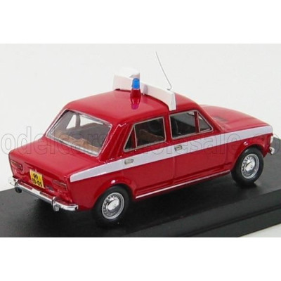 RIO MODELS FIAT 128 4 PORTE DUTCH FIREMEN - FIRE ENGINE - VIGILI DEL FUOCO - RED 1/43