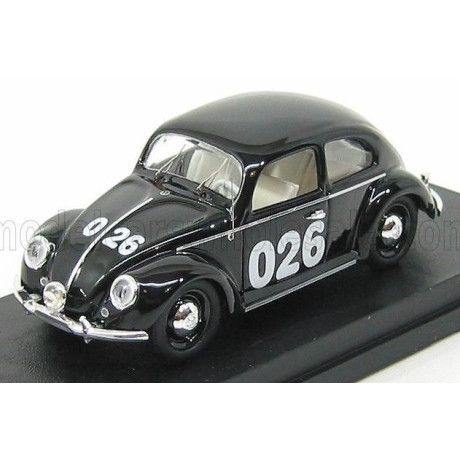RIO MODELS VOLKSWAGEN 1200 BEETLE N 026 MILLE MIGLIA 1953 - BLACK 1/43