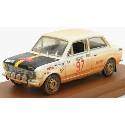 RIO MODELS FIAT 128 N 97 RALLY ISOLA D'ELBA 1972 M.AVENOSO - P.DINUNZIO - WHITE MUD 1/43