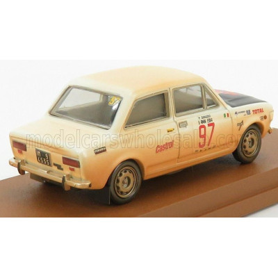 RIO MODELS FIAT 128 N 97 RALLY ISOLA D'ELBA 1972 M.AVENOSO - P.DINUNZIO - WHITE MUD 1/43