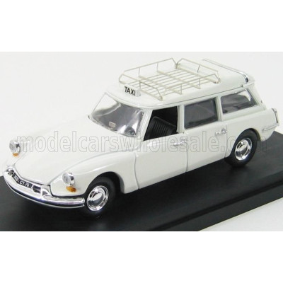 RIO MODELS CITROEN ID19 BREAK TAXI 1959 - WHITE 1/43