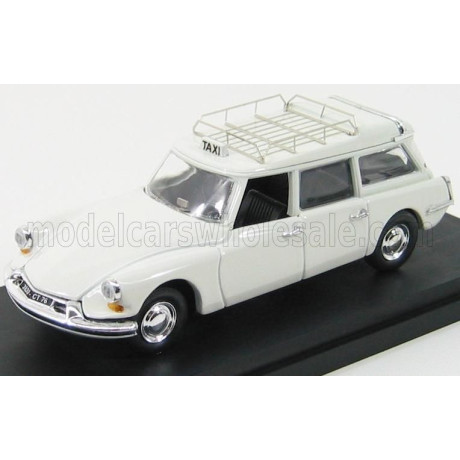 RIO MODELS CITROEN ID19 BREAK TAXI 1959 - WHITE 1/43
