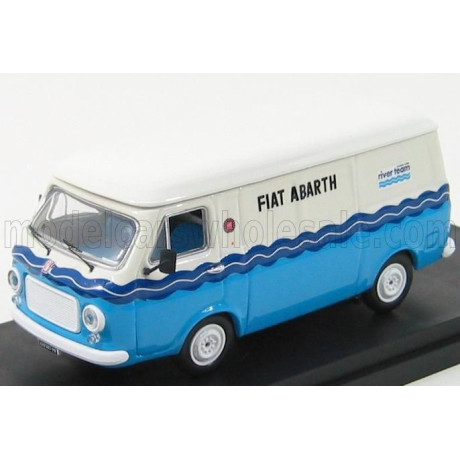 RIO MODELS FIAT 238 VAN - ABARTH RIVER TEAM 1972 - BLUE WHITE 1/43