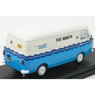 RIO MODELS FIAT 238 VAN - ABARTH RIVER TEAM 1972 - BLUE WHITE 1/43