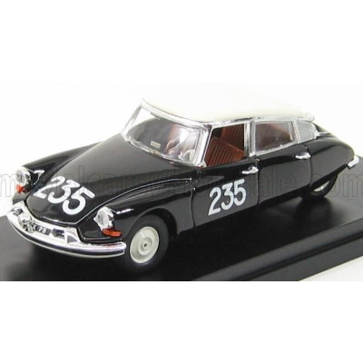 RIO MODELS CITROEN DS19 N 235 MILLE MIGLIA 1957 RENAUD - GORDINE - BLACK WHITE 1/43