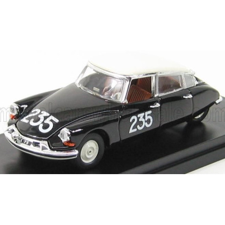RIO MODELS CITROEN DS19 N 235 MILLE MIGLIA 1957 RENAUD - GORDINE - BLACK WHITE 1/43