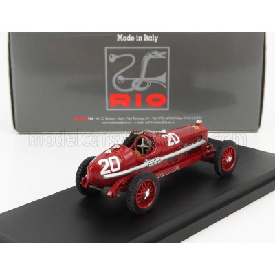 RIO MODELS ALFA ROMEO P3 TIPO B N 20 WINNER TARGA FLORIO 1935 A.BRIVIO - RED 1/43