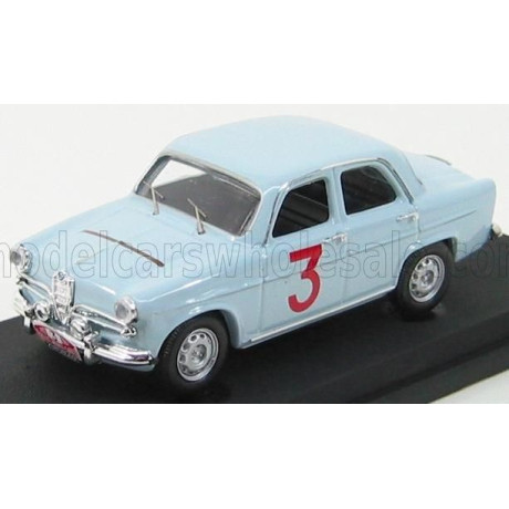 RIO MODELS ALFA ROMEO GIULIETTA TI N 3 RALLY MONTECARLO 1960 E.CARLSSON - LIGHT BLUE 1/43