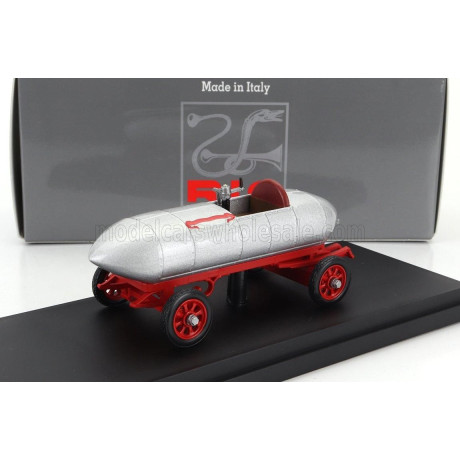 RIO MODELS JAMAIS CONTENT JENATZY 1st ELECTRIC CAR 1899 - SPEED RECORD 105 Km/h - GREY RED 1/43