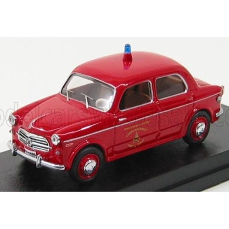 RIO MODELS FIAT 1100/103 T.V. VIGILI DEL FUOCO 1955 - FIRE ENGINE - RED 1/43