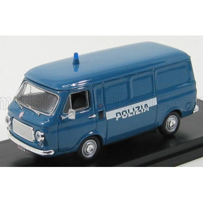 RIO MODELS FIAT 238 VAN 1974 POLIZIA - POLICE - BLUE 1/43